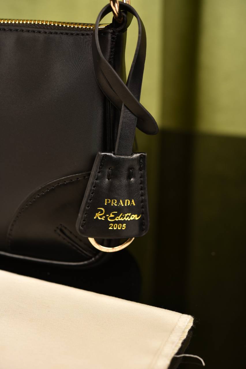 PR - Re-Edition 2002 Nylon Brushed Shoulder Bag