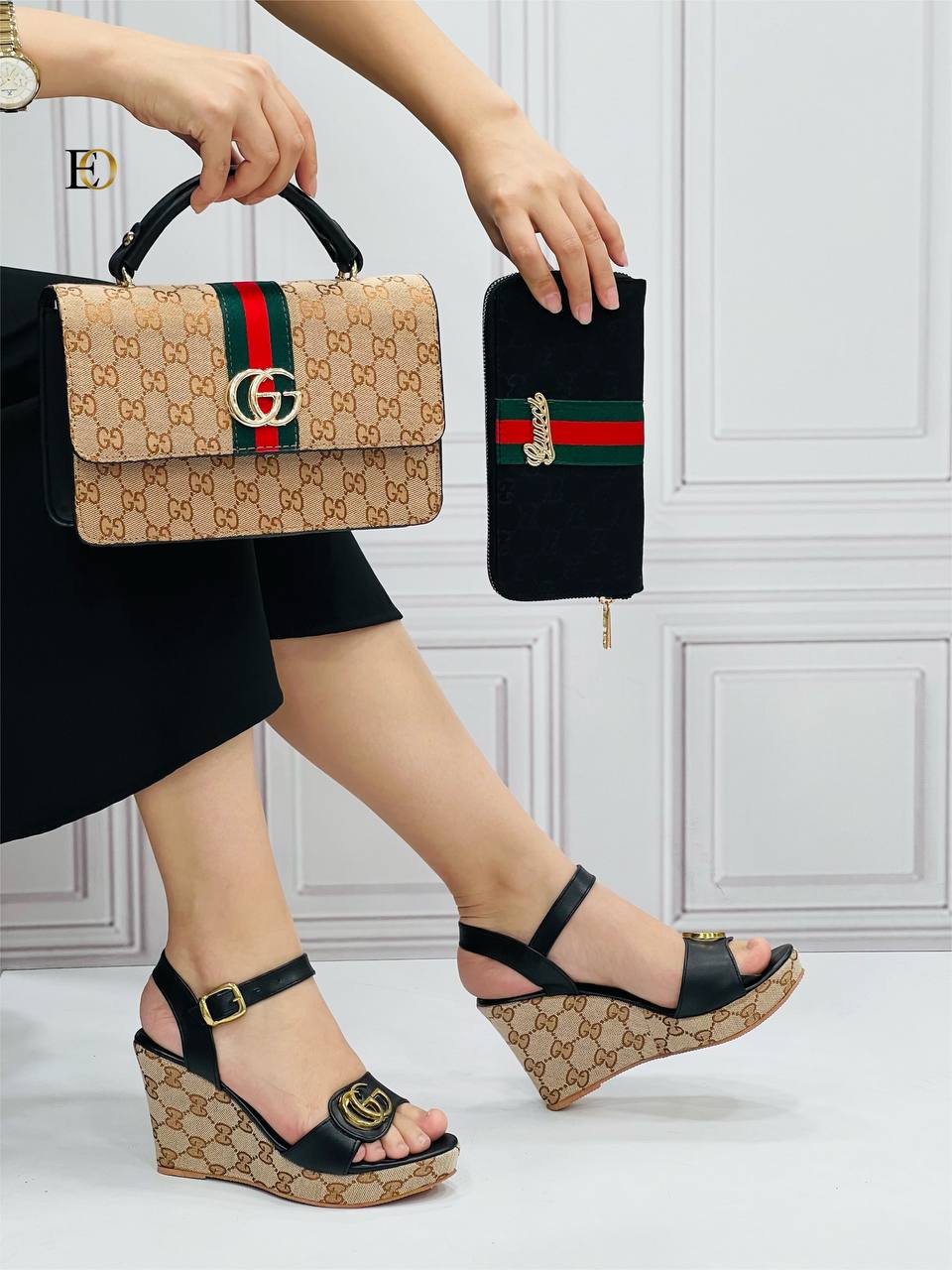GG - Bag and Shoes and Wallet Set (V1)