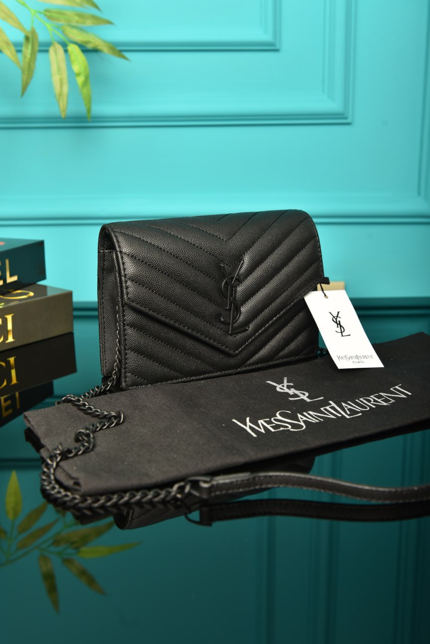 YSI - Cassandre Leather Wallet on Chain