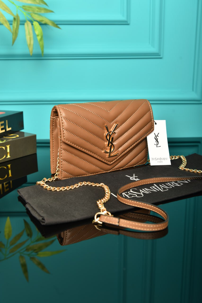 YSI - Cassandre Leather Wallet on Chain