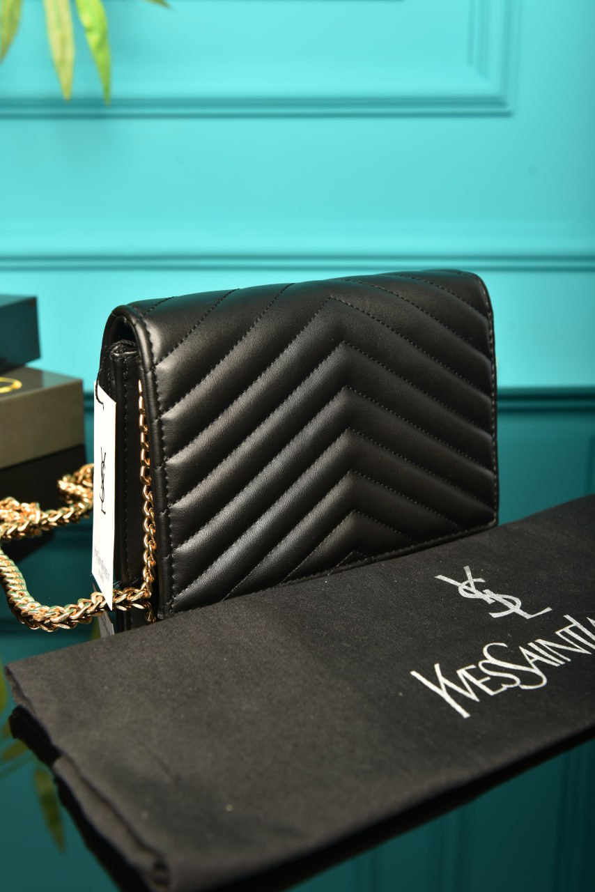 YSI - Cassandre Leather Wallet on Chain