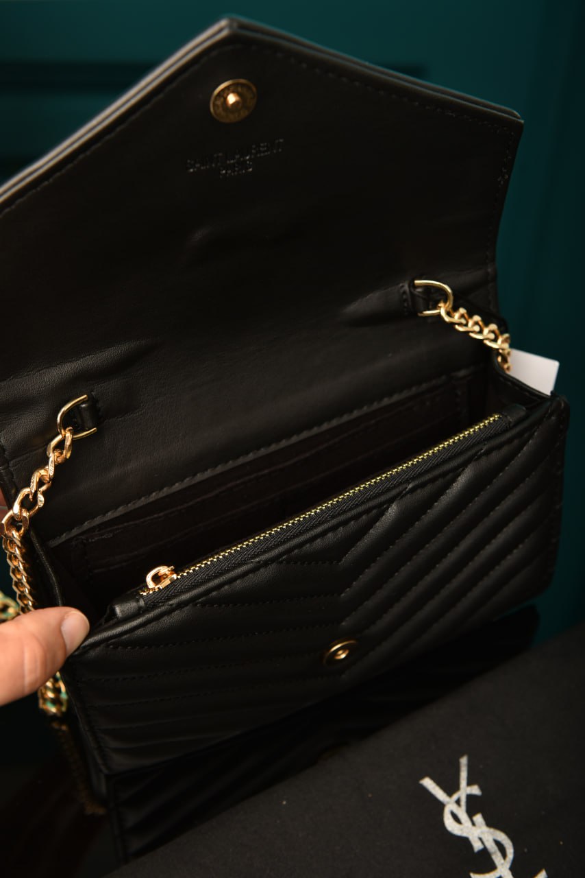 YSI - Cassandre Leather Wallet on Chain
