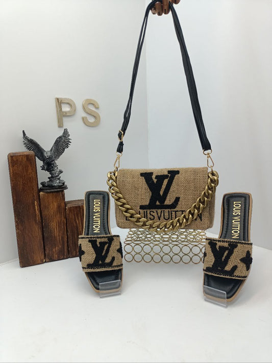 L - Bag and Slipper Set