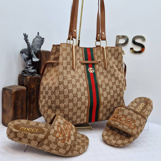 GG - Bag and Slipper Set