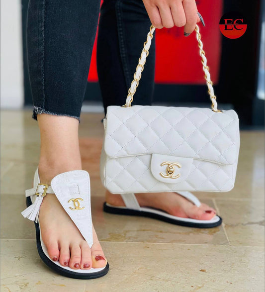CH - Bag and Slipper white Set (V1)