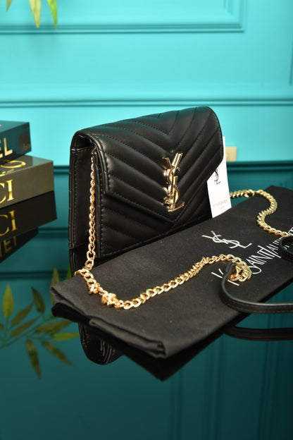 YSI -  Cassandre Leather Wallet on Chain